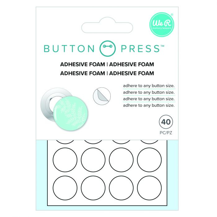 Button press zelfklevend foam 40stuks