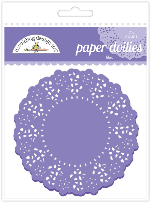 Doodlebug Design Lilac Doilies