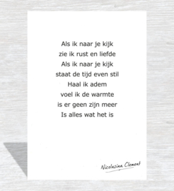 Kaart "Alles wat het is"