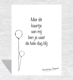 Kaart 'Jarig'