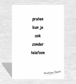 Woonkaart 'Praten'