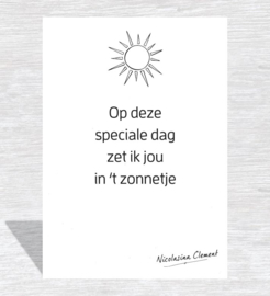 Kaart 'Zonnetje'