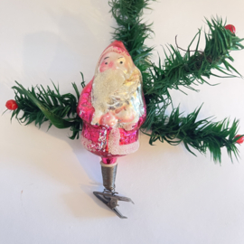 Pink kerstman