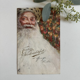 Kerstman met boom