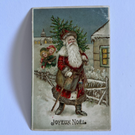 kerstman met kinderen
