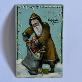 kerstman met speelgoed