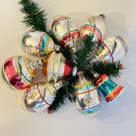 Set Amerikaanse vintage kerstballen