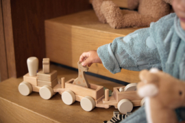 Jollein Houten Trein Jungle Jambo met of zonder geboortegegevens