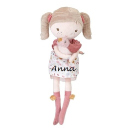 Knuffelpop Anna 35 cm met of zonder naam