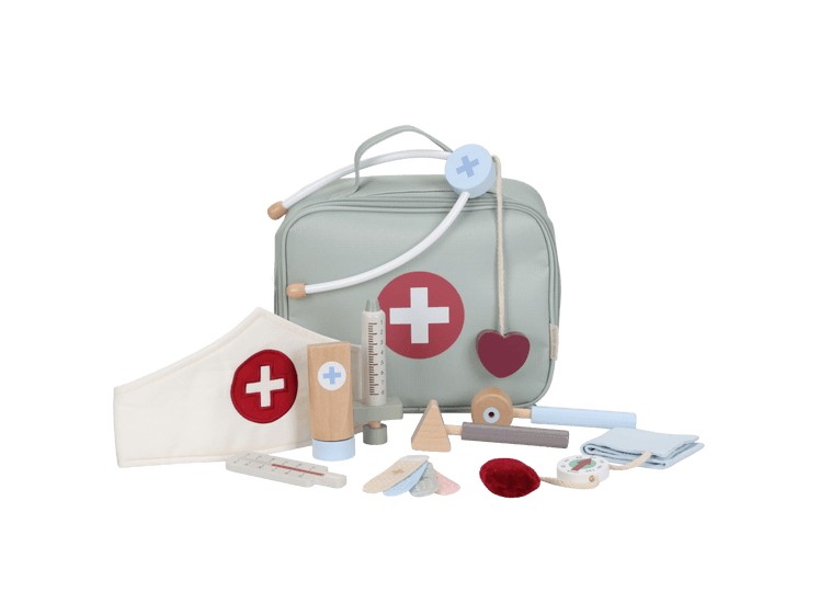 Little Dutch  houten Dokter set met of zonder naam & geboortedatum