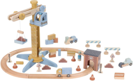 Little Dutch Houten Hijskraan set met of zonder Naam