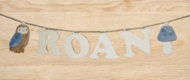 ( Little Dutch ) Houten Naam Slinger Blauw