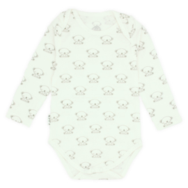 CuteLY Romper Koala print met lange mouw wit