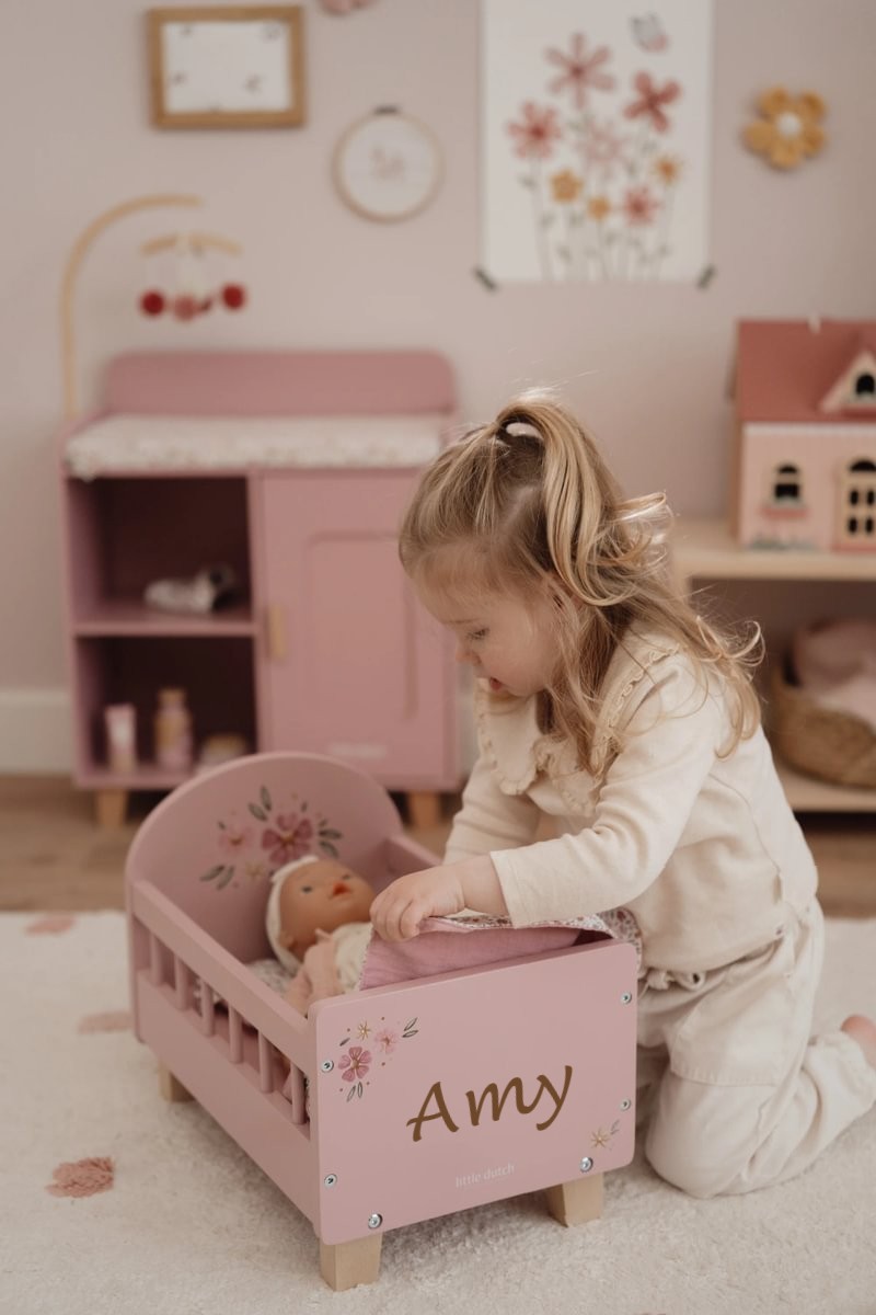 Little Dutch houten poppenbedje met of zonder Naam