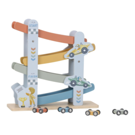 Little Dutch Autobaan Blauw met of zonder geboortegegevens