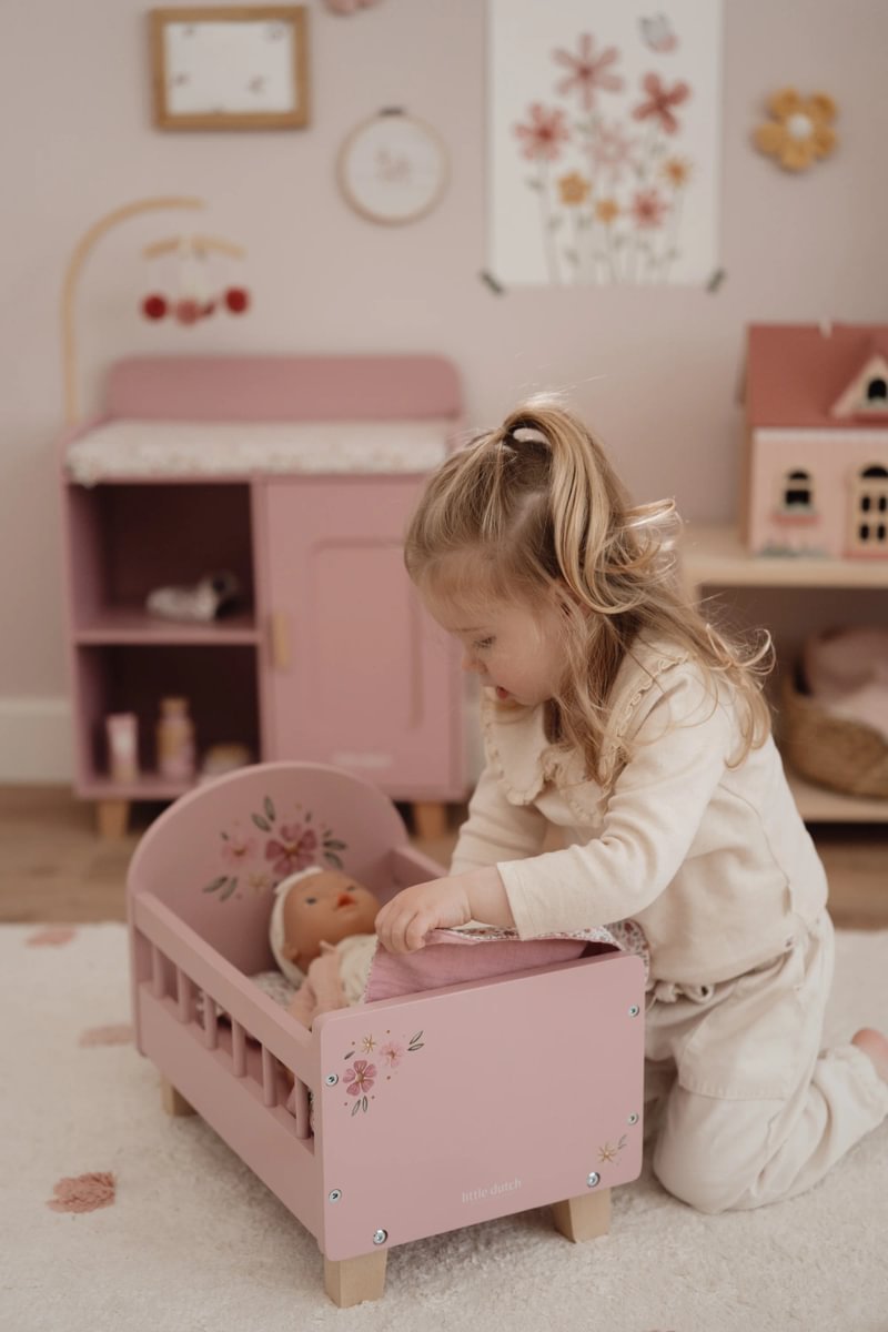 Little Dutch houten poppenbedje met of zonder Naam