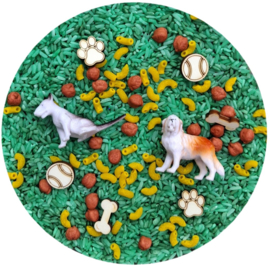 Speelrijst  Honden Set 4