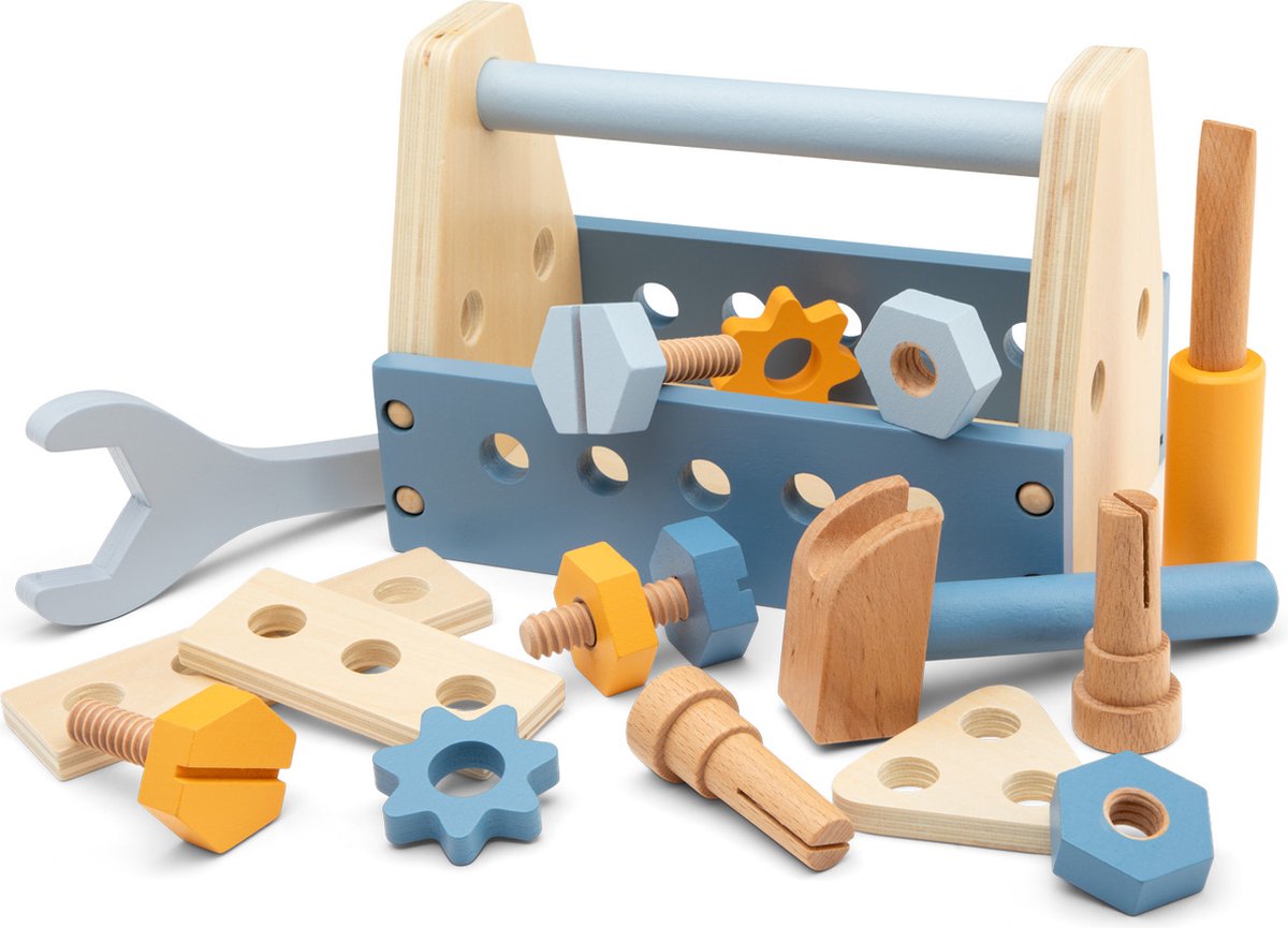 Houten gereedschapskist met of zonder Naam & Datum