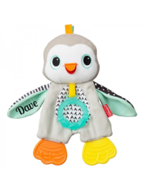 Infantino knuffeldoekje Pinguin met of zonder naam