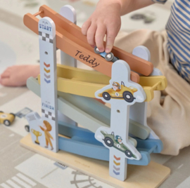 Little Dutch Autobaan Blauw met of zonder geboortegegevens