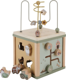 Little Dutch Activiteitenkubus Little Farm met of zonder Naam & Geboortedatum