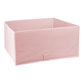 Opbergbox Canvas Roze 2-pack met of zonder naam