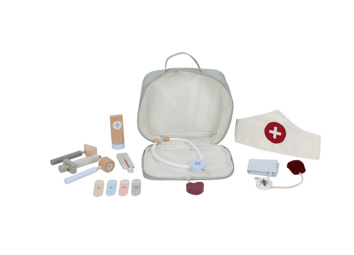 Little Dutch  houten Dokter set met of zonder naam & geboortedatum