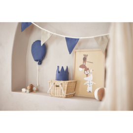 Jollein Ballon Jeans Blue met of zonder Naam & Geboortedatum