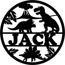 Naamcirkel Dinosaurus