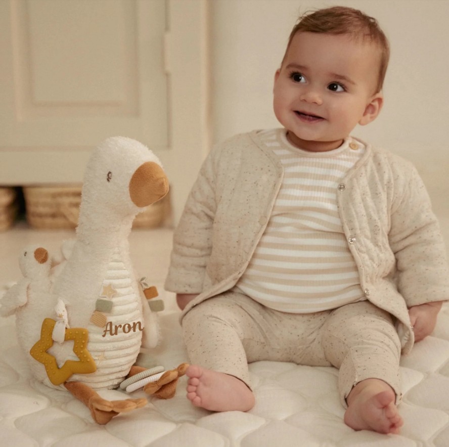 Little Dutch Pluche Activiteitenknuffel Gans met of zonder Naam