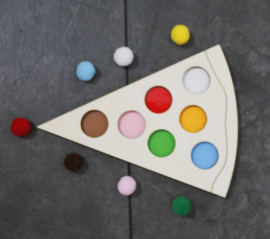 Vulvorm - Educatieve Pizza met speelmaterialen
