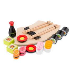 New Classic Toys Houten Sushi set met of zonder naam