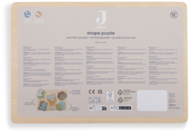 Jollein Houten Vormenpuzzel Jollies met of zonder Naam & Datum