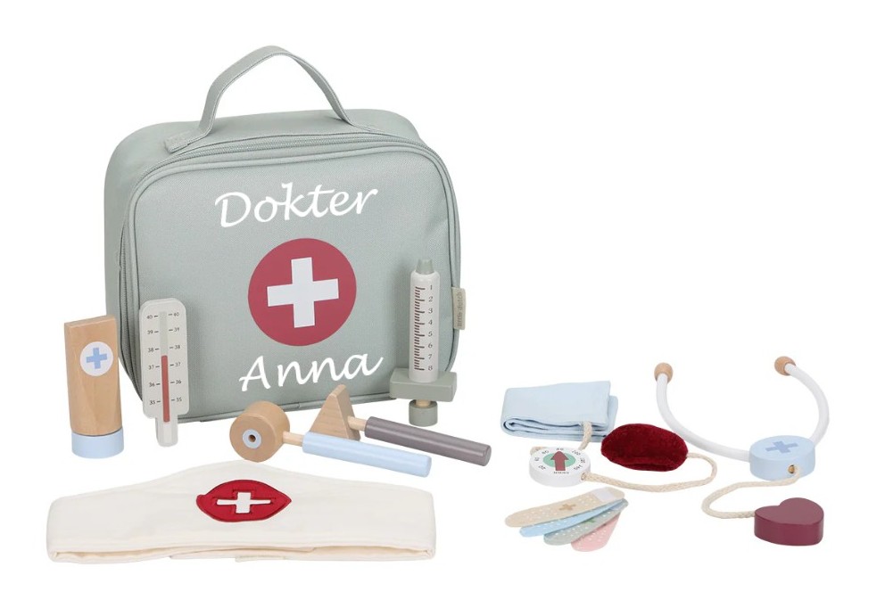Little Dutch  houten Dokter set met of zonder naam & geboortedatum