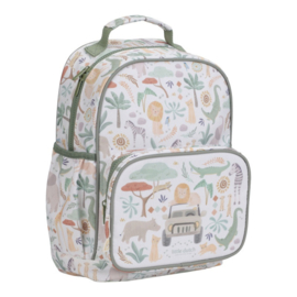 Little Dutch Rugzak Safari Friends 35 cm met of zonder naam