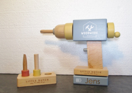 Little Dutch Houten Boormachine met of zonder naam