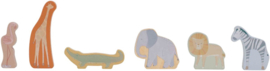 Little Dutch houten Auto met Dieren evt. met naam
