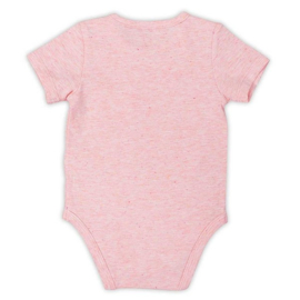 Jollein Romper korte mouw Speckled pink met of zonder naam of tekst