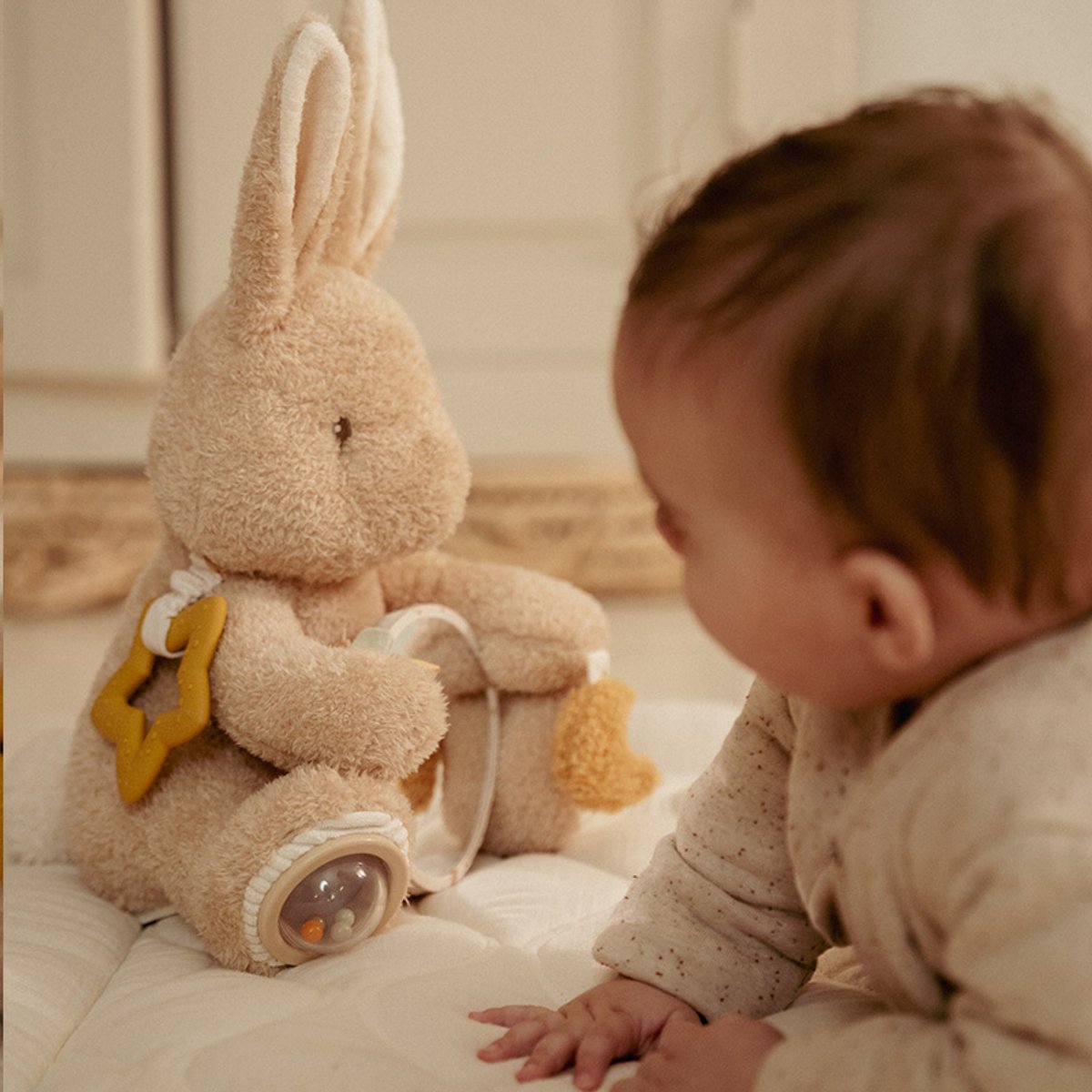 Little Dutch Pluche Activiteitenknuffel Konijn met of zonder Naam