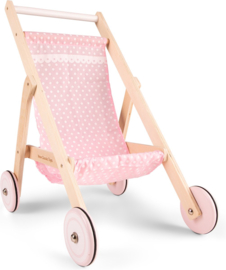 New Classic Toys houten poppenbuggy met of zonder Naam