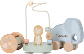 Little Dutch Houten Giftset Safari Friends evt. met Naam
