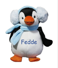 Pluche Pinguin Blauw met of zonder naam