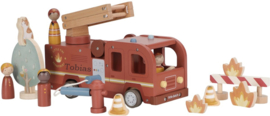 Little Dutch houten Brandweerwagen met of zonder naam