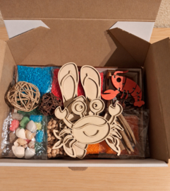Sensory Play Box Sun Sea Beach evt. met naam