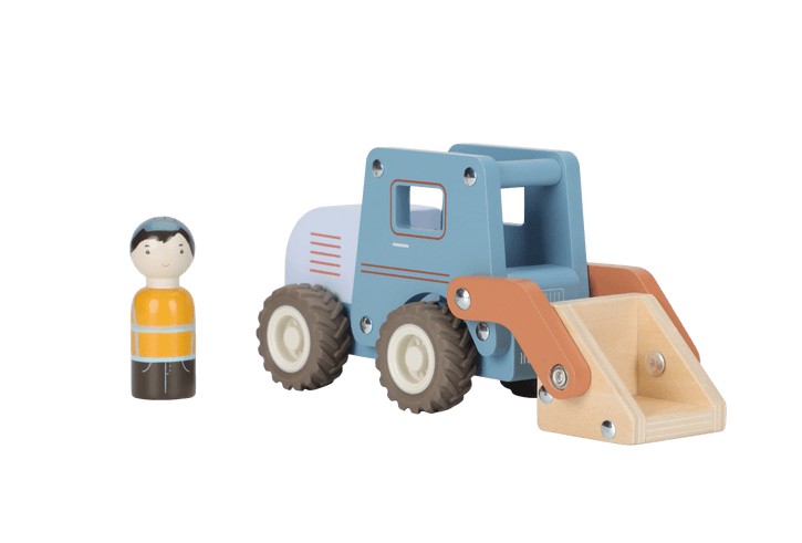 Little Dutch houten Bulldozer met of zonder naam
