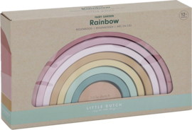 Little Dutch Houten Regenboog Fairy Garden met of zonder naam & geboortedatum