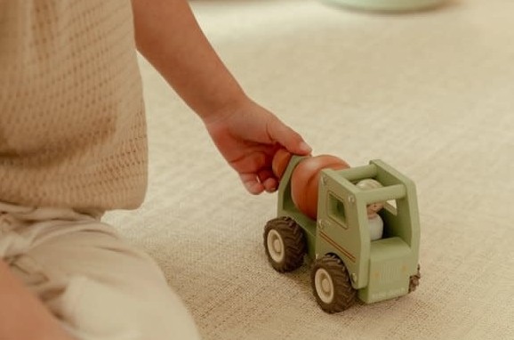 Little Dutch houten cementwagen met of zonder naam