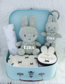 Nijntje Gevuld Koffertje groen met of zonder naam