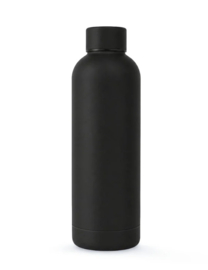 Drinkfles Rvs Zwart 500 ml met naam