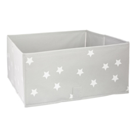 Opbergbox Canvas Grijs 2-pack met of zonder naam
